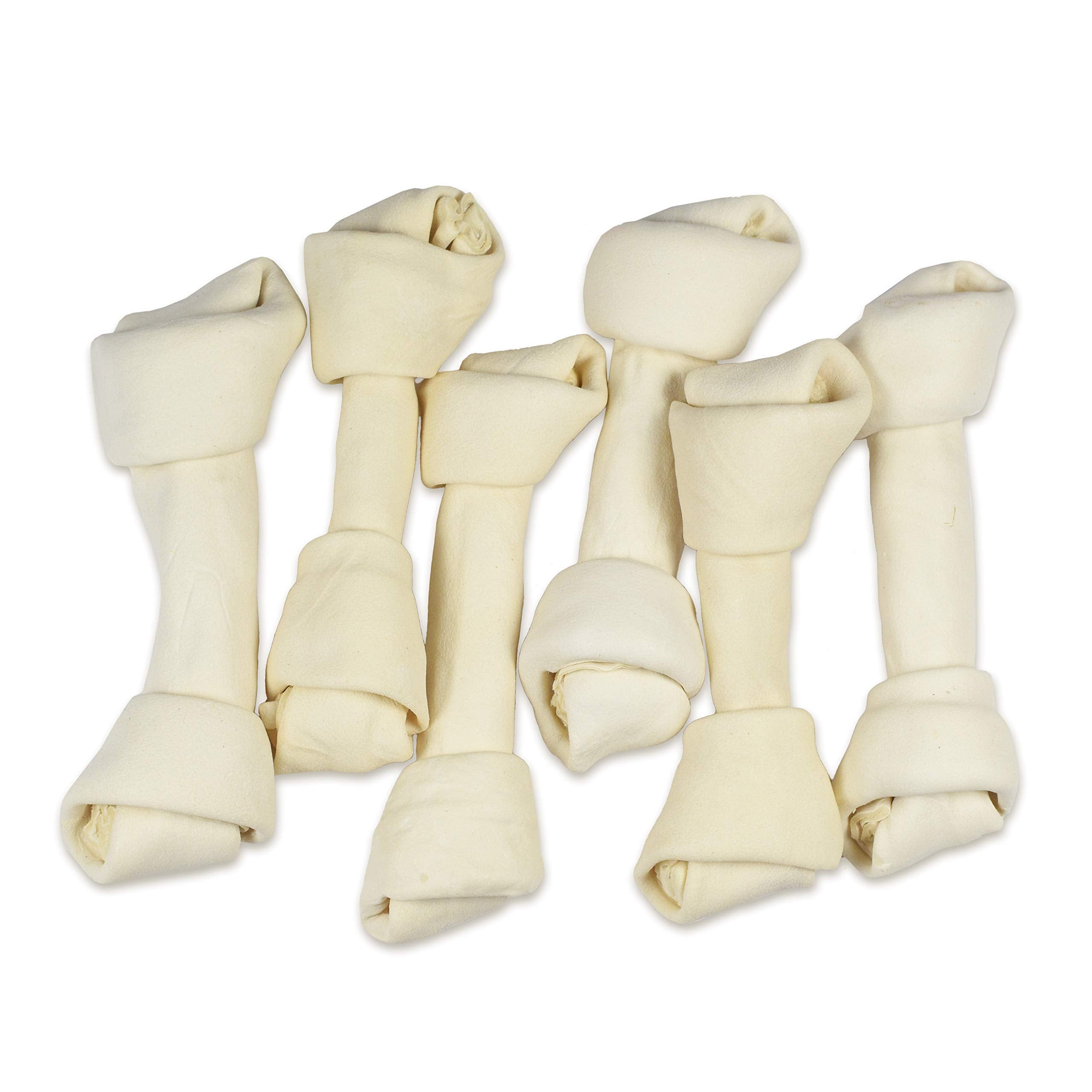Hotspot Pets 5-pack pack shot showcasing durable rawhide bones for long-lasting chews.
