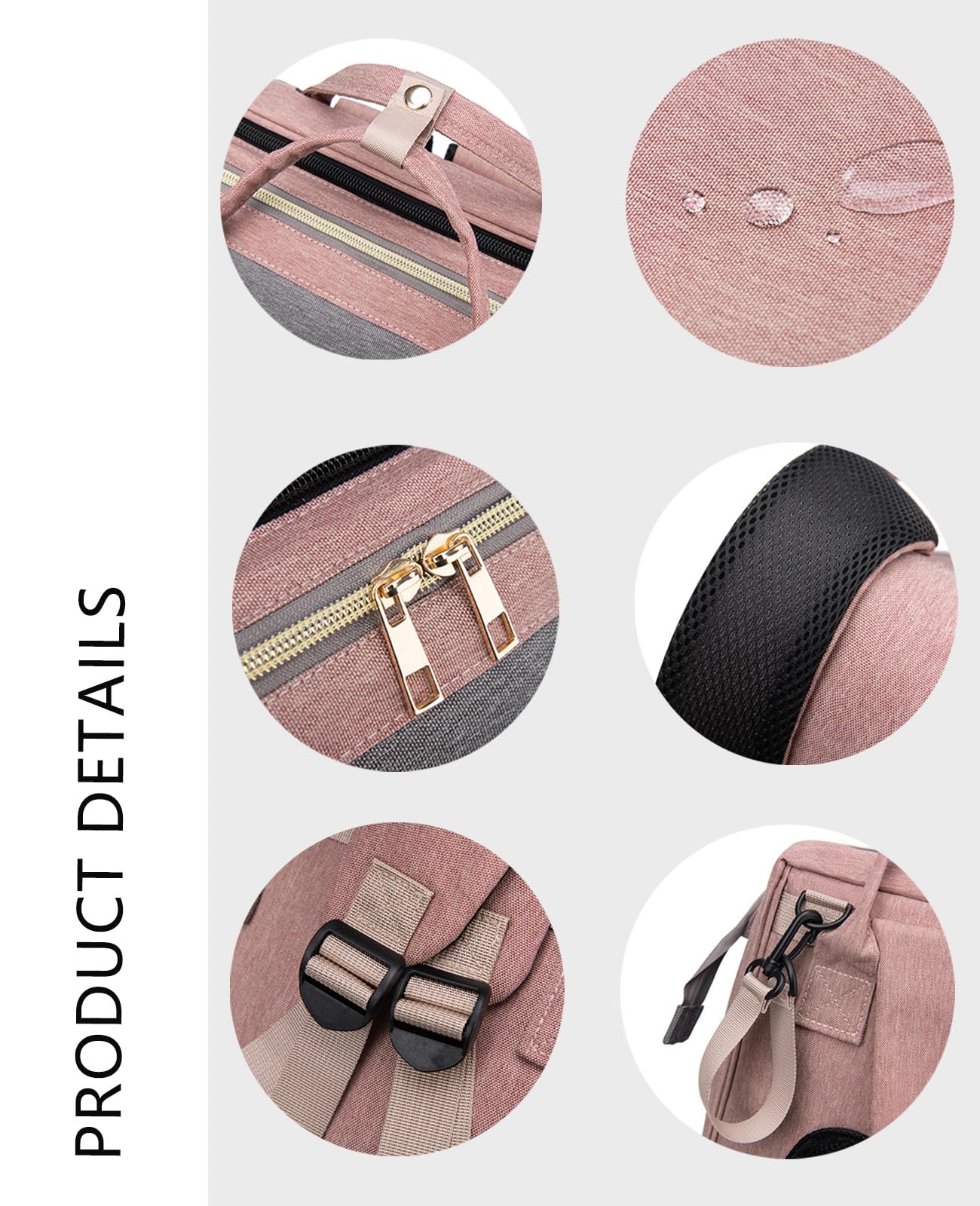 houscly insulated bottle pockets help maintain temperature on the go