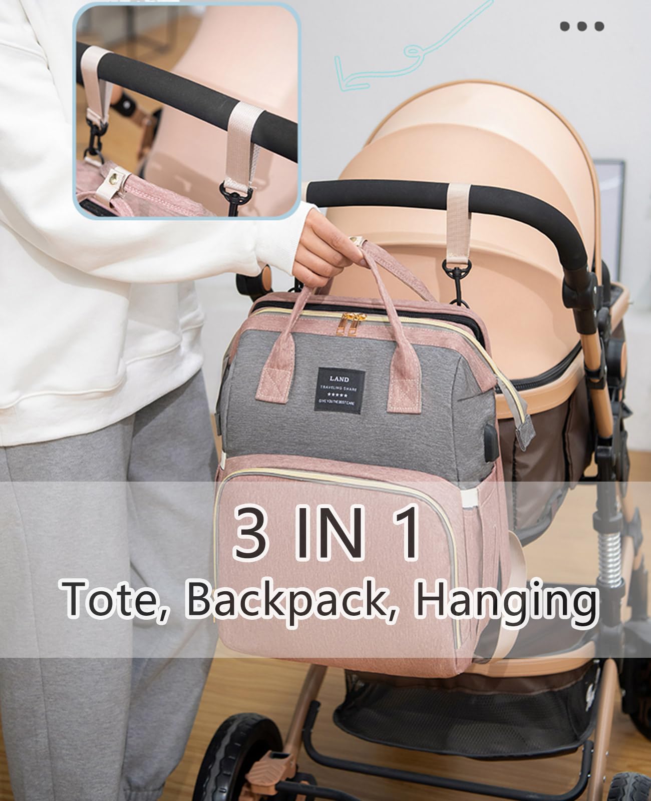 houscly stroller attachment lets you keep hands free