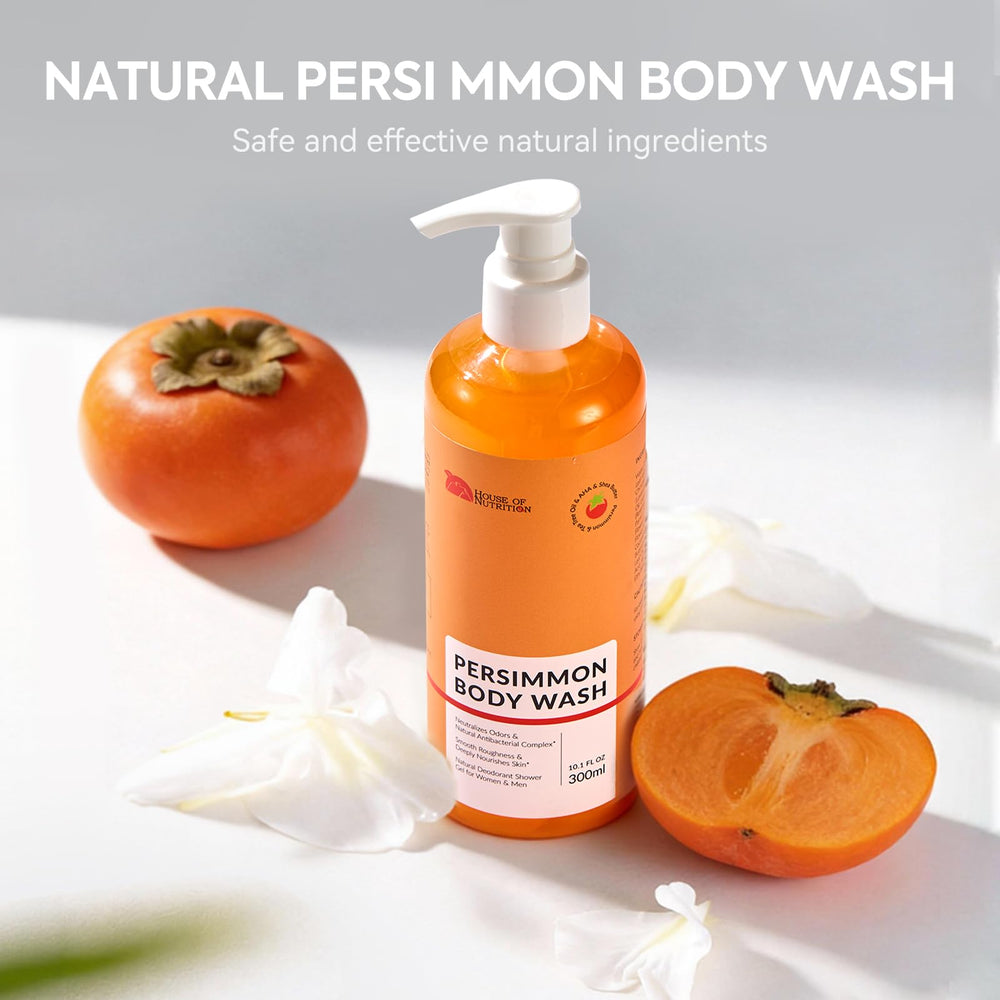 House of Nutrition Persimmon Body Wash family-safe daily use for all ages.