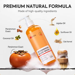 House of Nutrition Persimmon Body Wash underarm application supports odor reduction during the day.