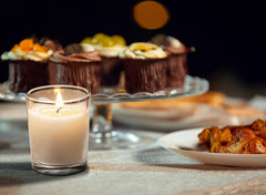Housecret hand-poured candles with lead-free wicks for clean burn.