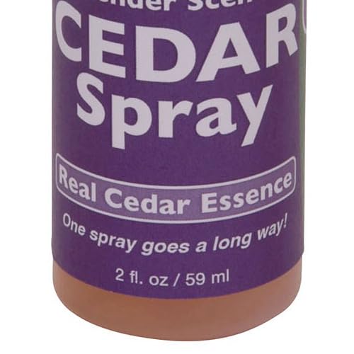Household Essentials CedarPower Spray closet-hangers-sachets cedar aroma refreshes closet items.