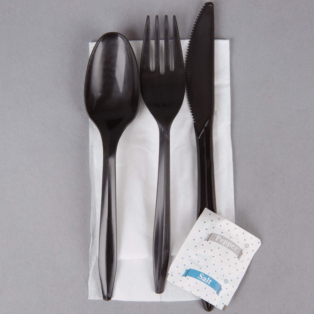 Houzzkingz USA black medium-weight silverware combines durability with versatile decor compatibility