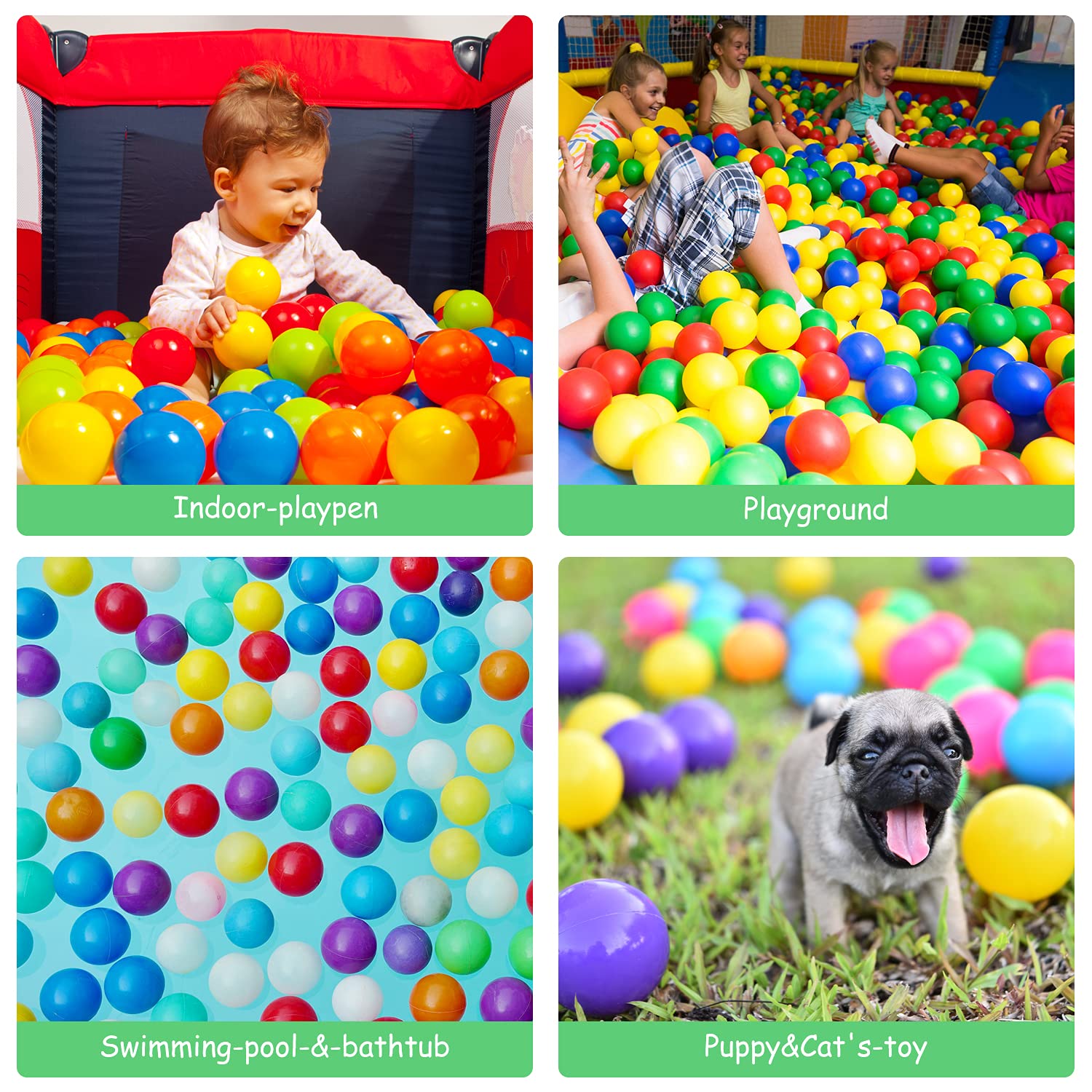 Outdoor bounce house setup with Hovenlay balls for safe, colorful play.
