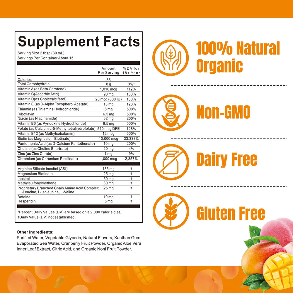 HOWEEJET biotin 10000mcg glass bottle supports hair thickness and skin health.