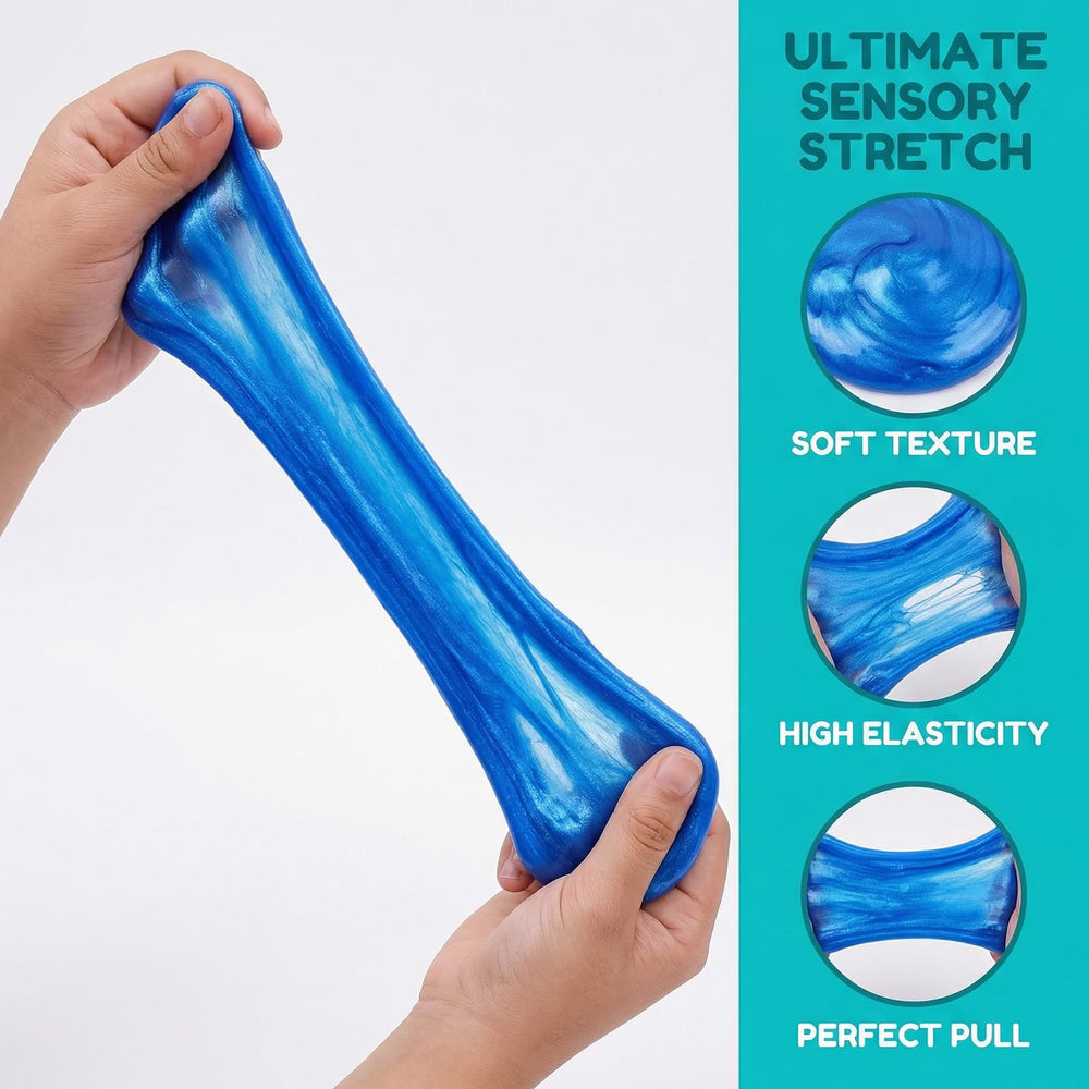Howzcci bright color slime provides engaging sensory play for kids.