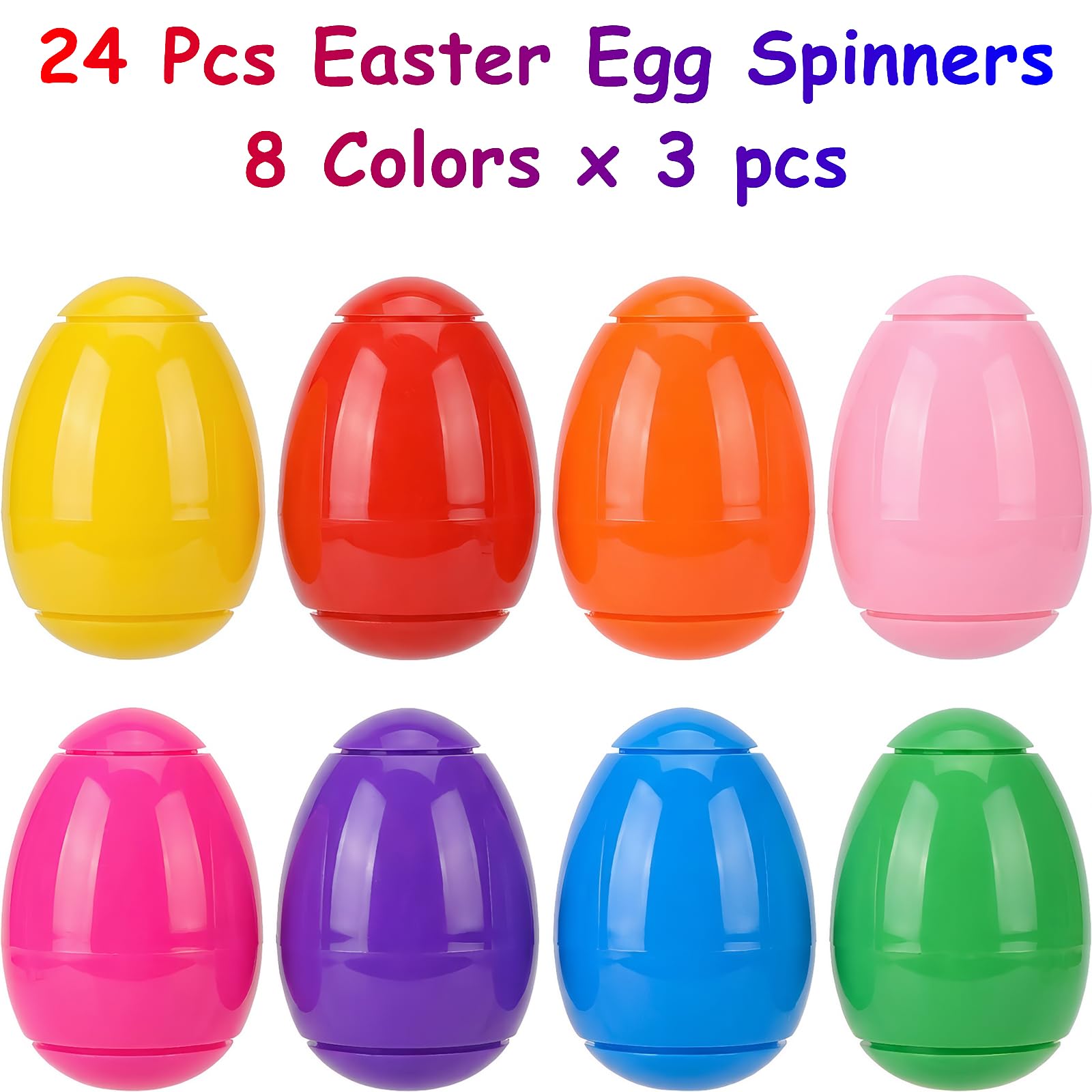 Howzcci Easter egg spinner shows smooth bearings for quiet, satisfying spins.