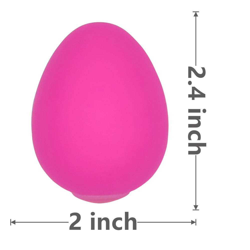 Howzcci Easter egg stress ball purple, vibrant decoration for parties