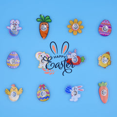 Howzcci Easter fidget spinner design 2 offers smooth spins and party fun.