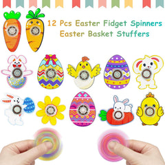 Howzcci Easter fidget spinner design 3 bright colors spark joyful play experiences.