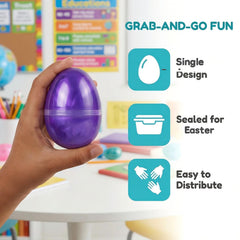 Howzcci egg-shaped shells create festive, compact slime packs.