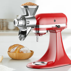 Die-cast aluminum HOZODO body ensures consistent dry grain grinding.