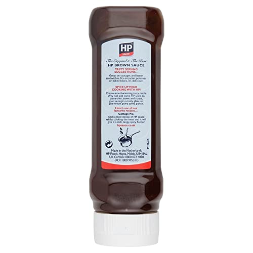 HP Sauce ingredients close-up showing rich blend for burgers and fries