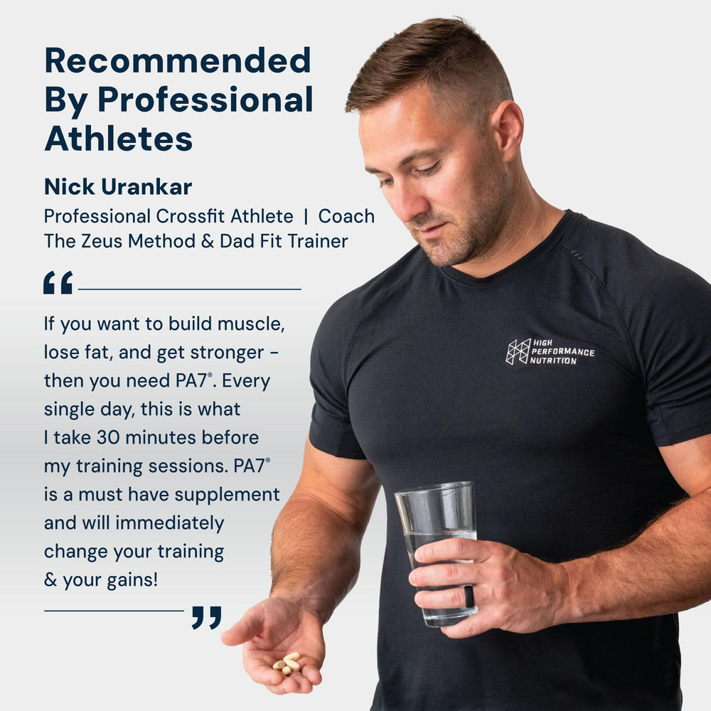 HPN PA(7) athlete training with PA(7) supplementation