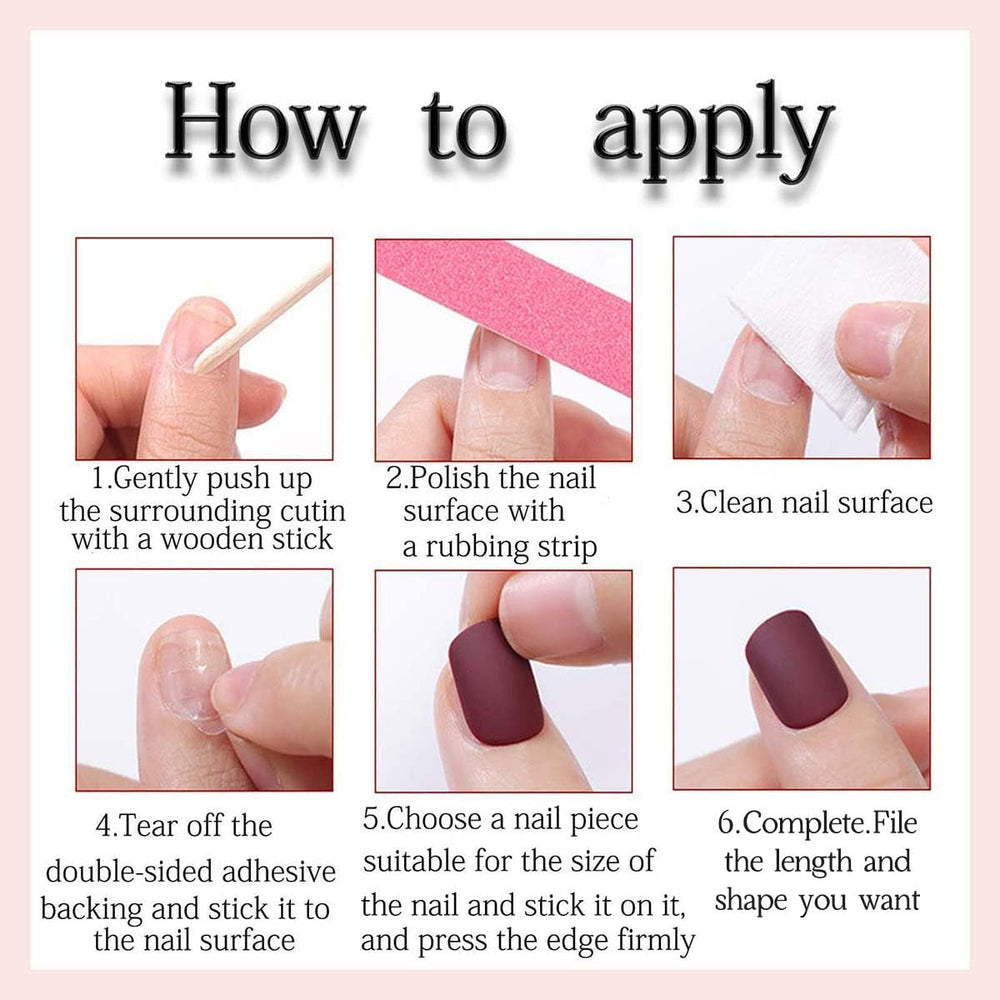 HPYFOI short press-on nails suitable for daily wear and special occasions