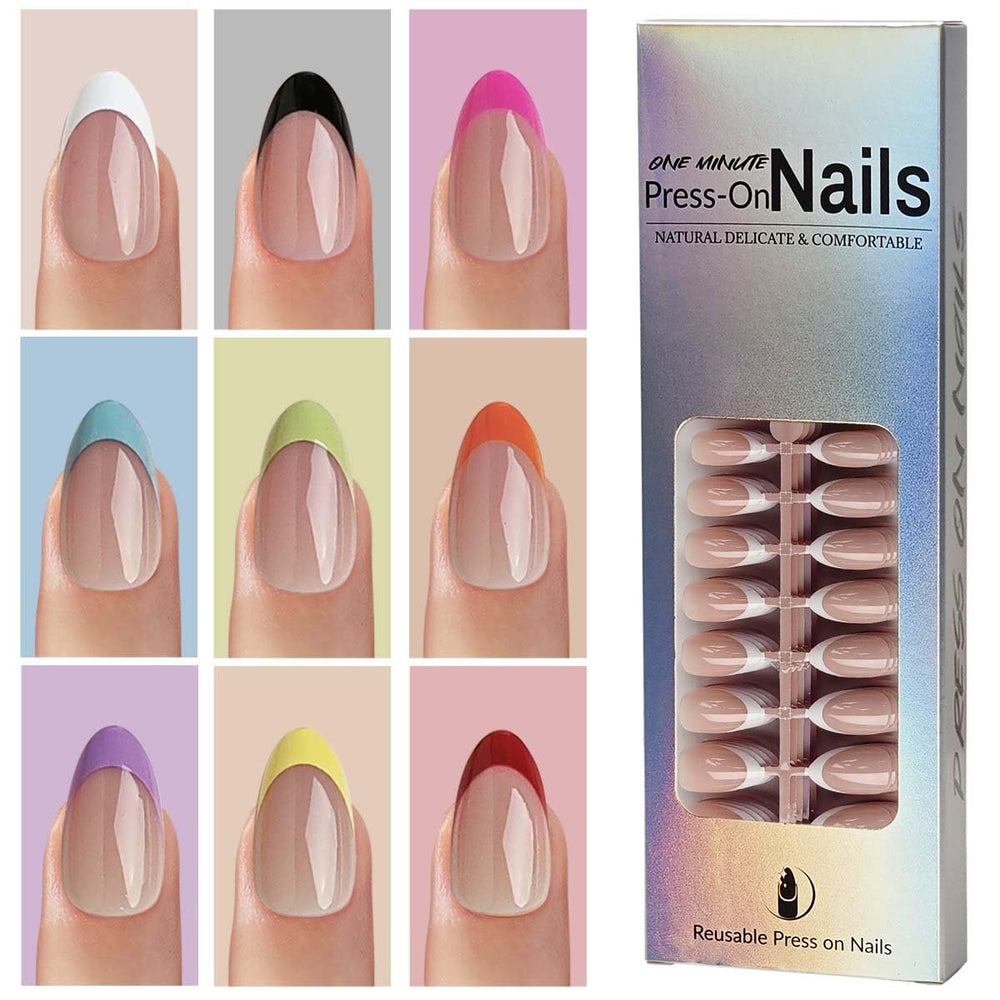 HPYFOI glossy full-cover nails pack with a salon-like finish