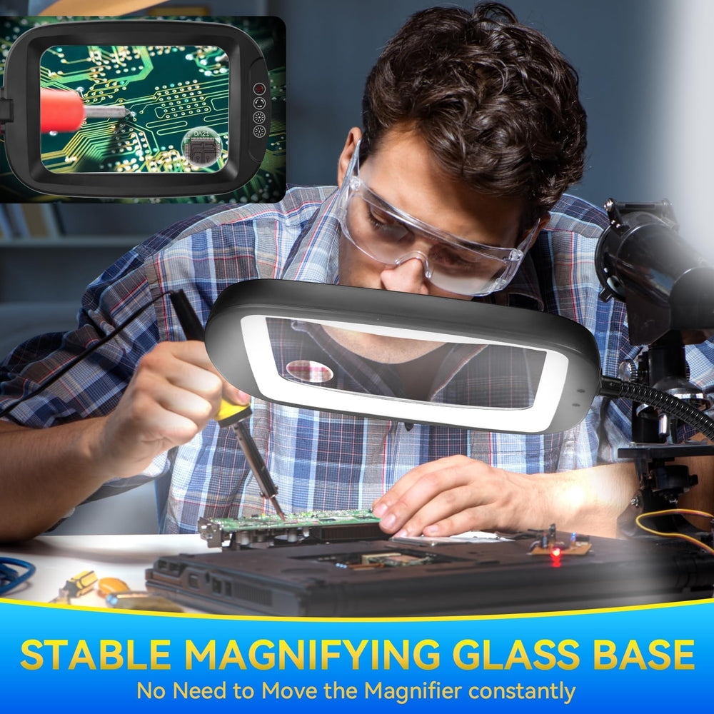 HQGZQL 30x and 10x magnification delivers clear detail without distortion.