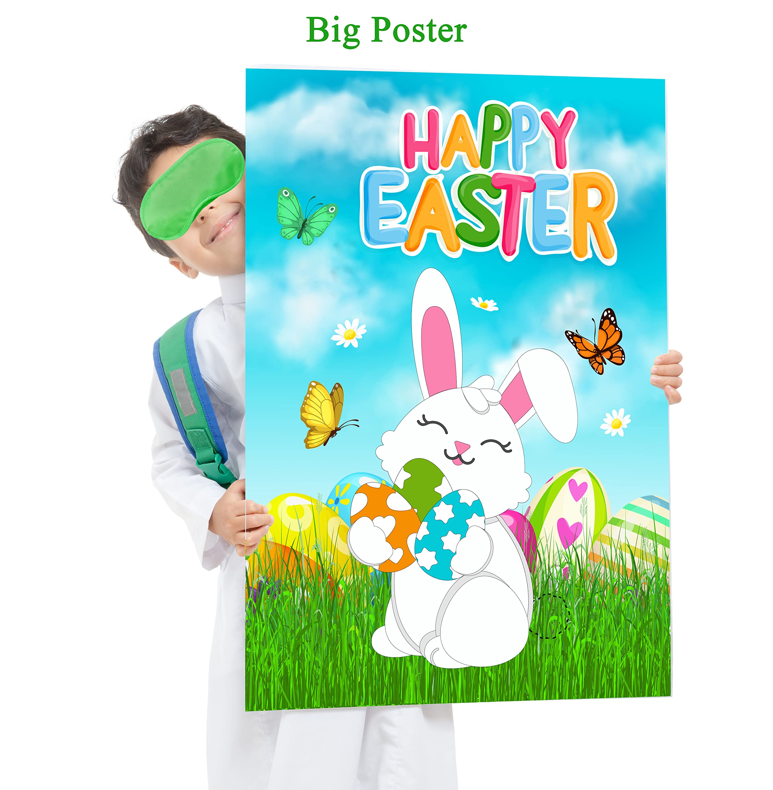 HRENCY Easter party game setup encourages group participation.