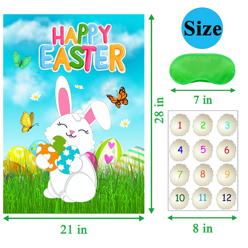 HRENCY reusable tail stickers provide mess-free Easter gameplay.