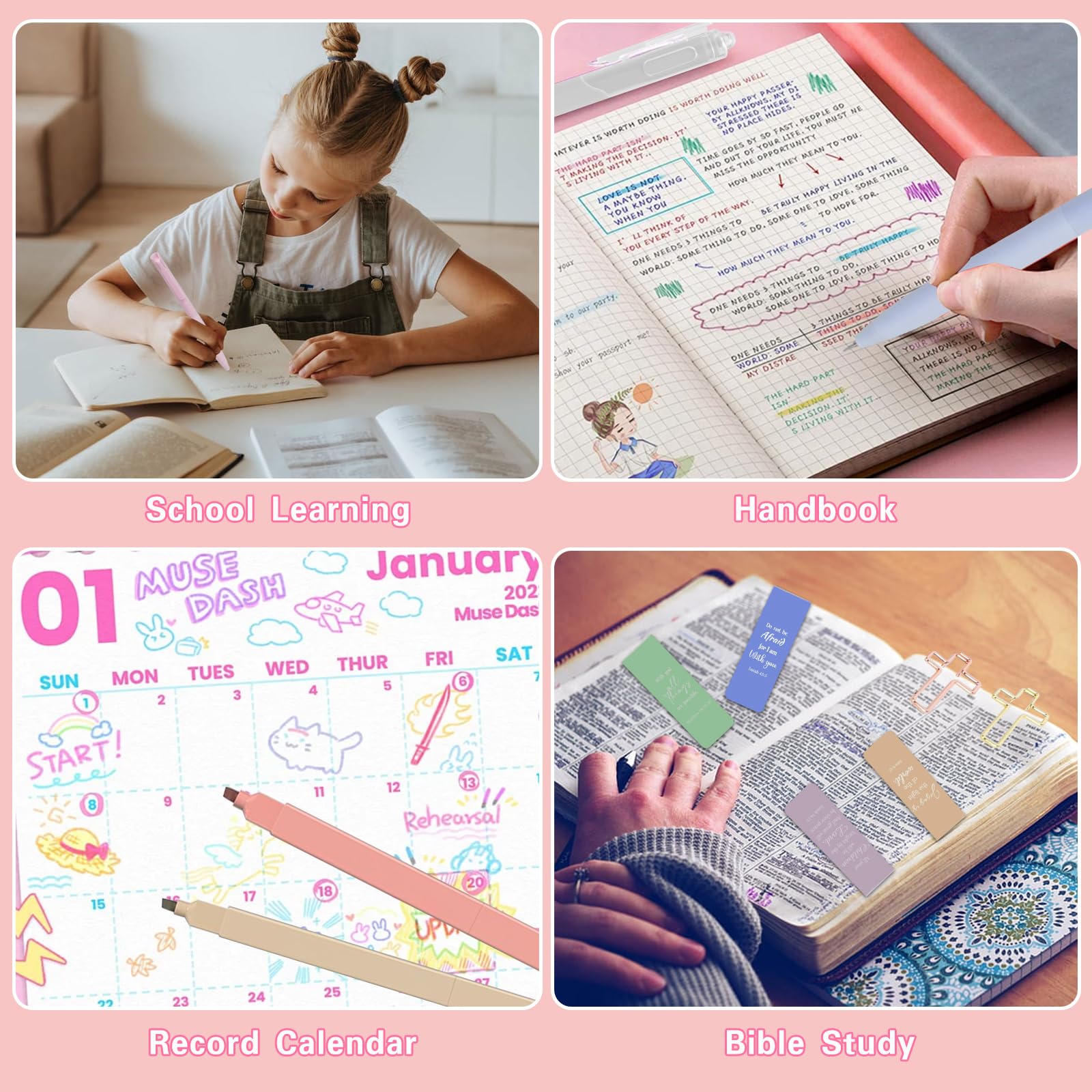 HRFGWDD bible journaling tools set for creative study sessions
