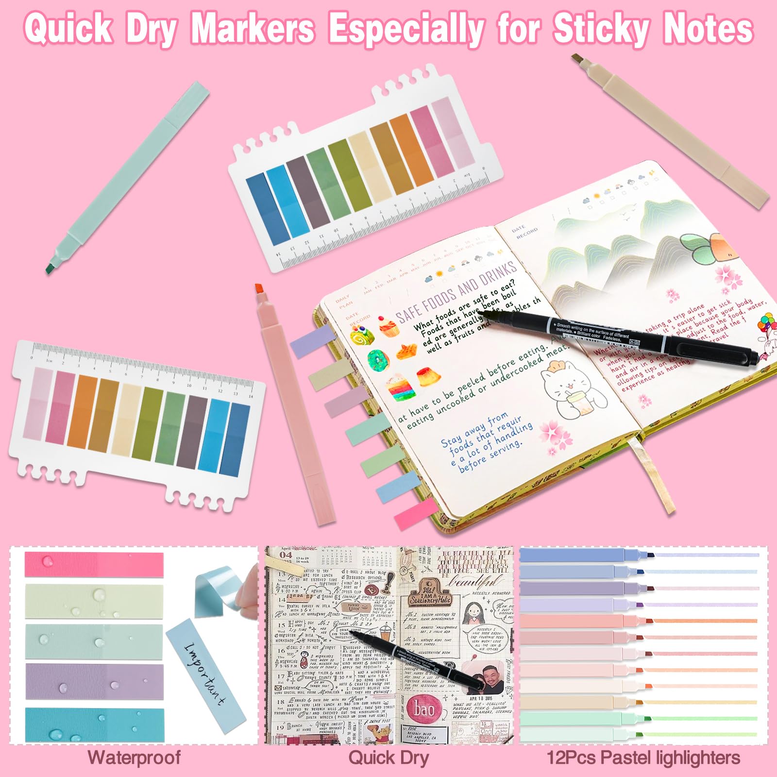 HRFGWDD permanent markers for bold headings and labels