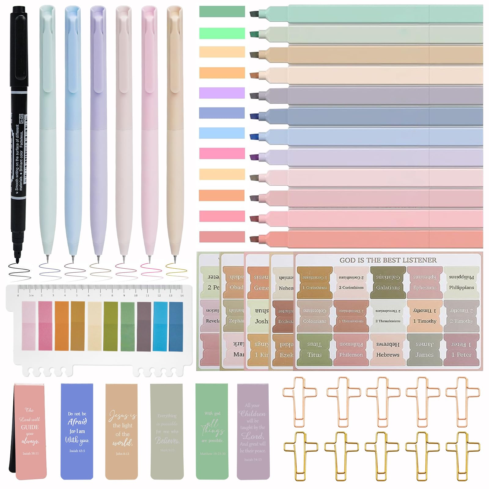 HRFGWDD no bleed highlighters and pens for clean bible notes