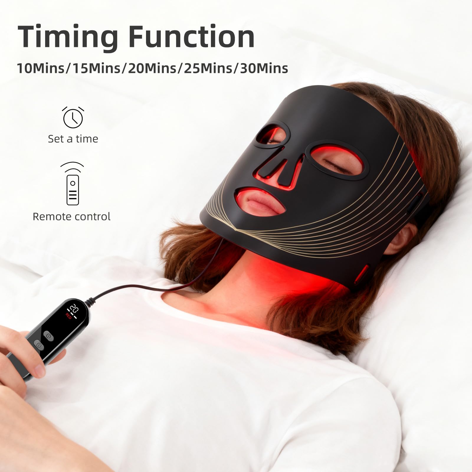 Hsaiiae FM-02 red light mode supports a smoother appearance.