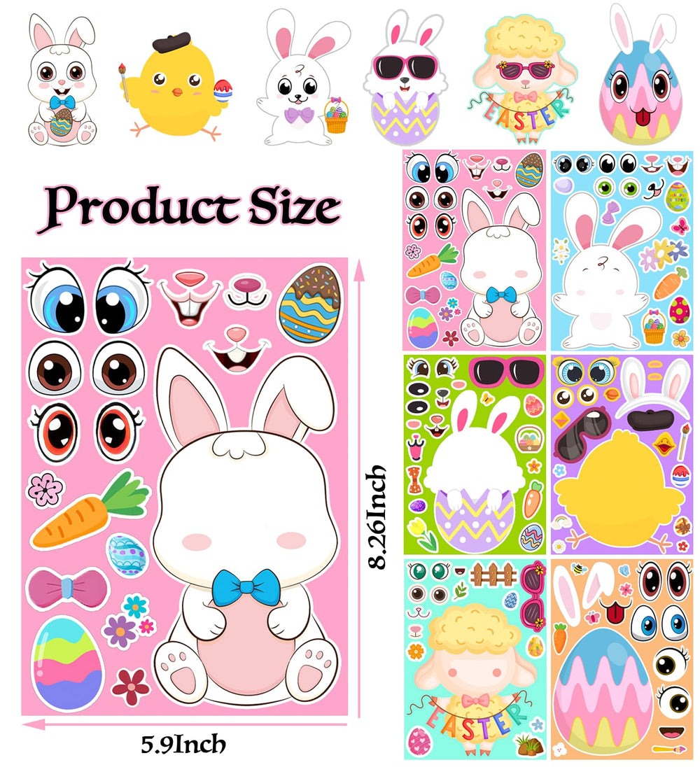 HSHFAMIIY Easter stickers chick designs ideal for handmade cards.