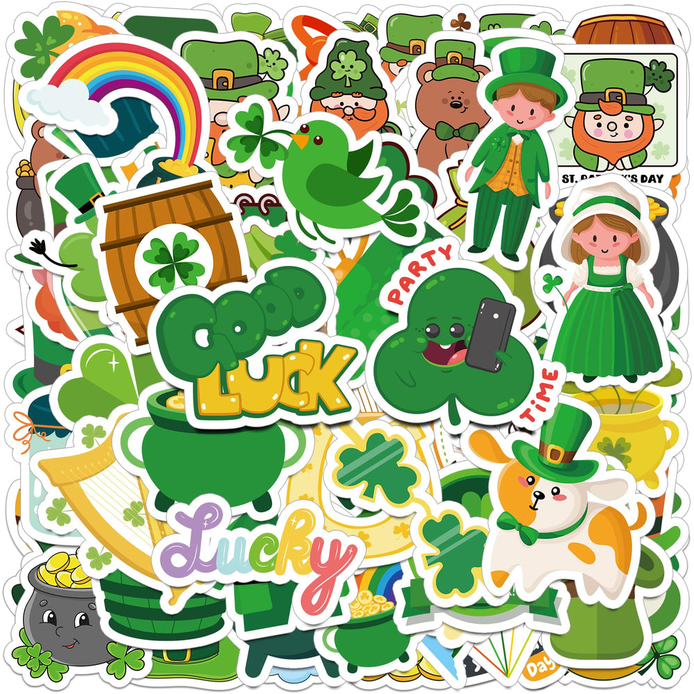 HSHFAMIIY shamrock stickers for kids crafts and classroom decor