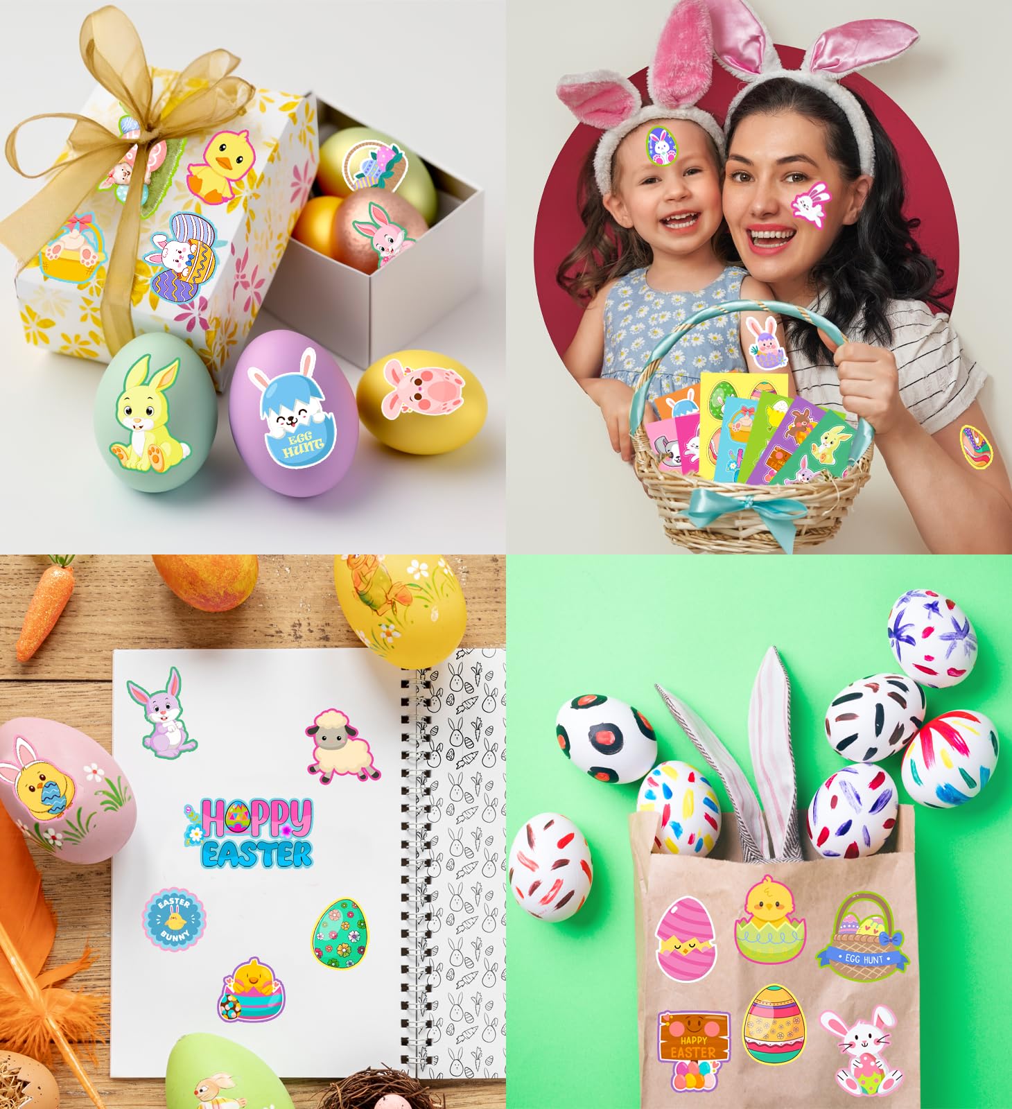 HSHFAMIIY Classroom prizes featuring assorted Easter motifs