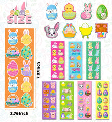 HSHFAMIIY DIY Easter card decoration with festive sticker designs