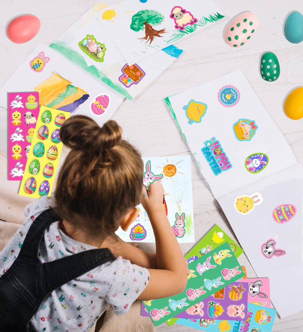 HSHFAMIIY Keepsake stickers for Easter crafts and memories