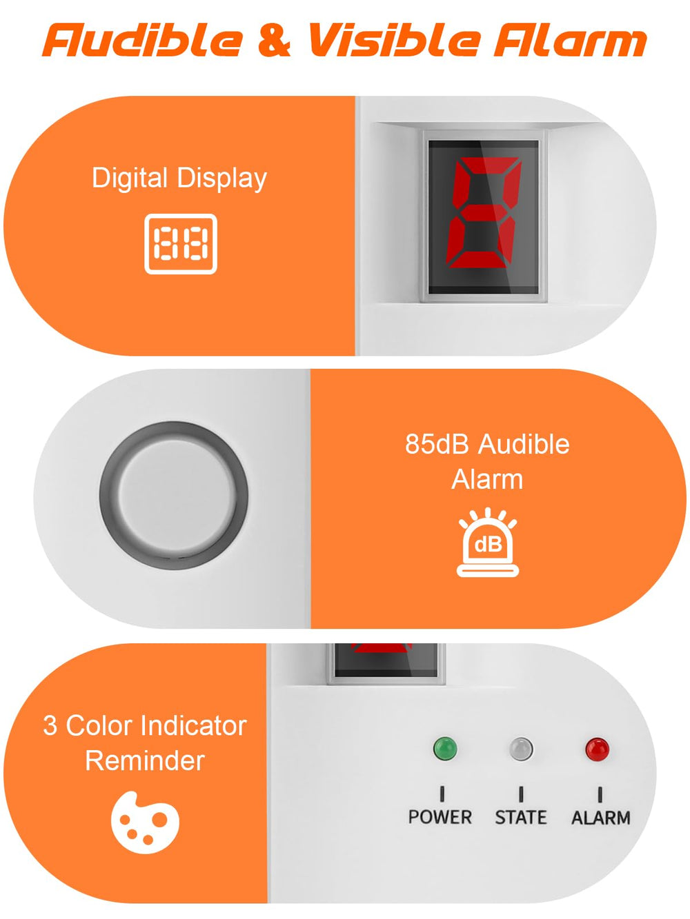 HSTMYFS detects LPG, methane, propane, and natural gas.
