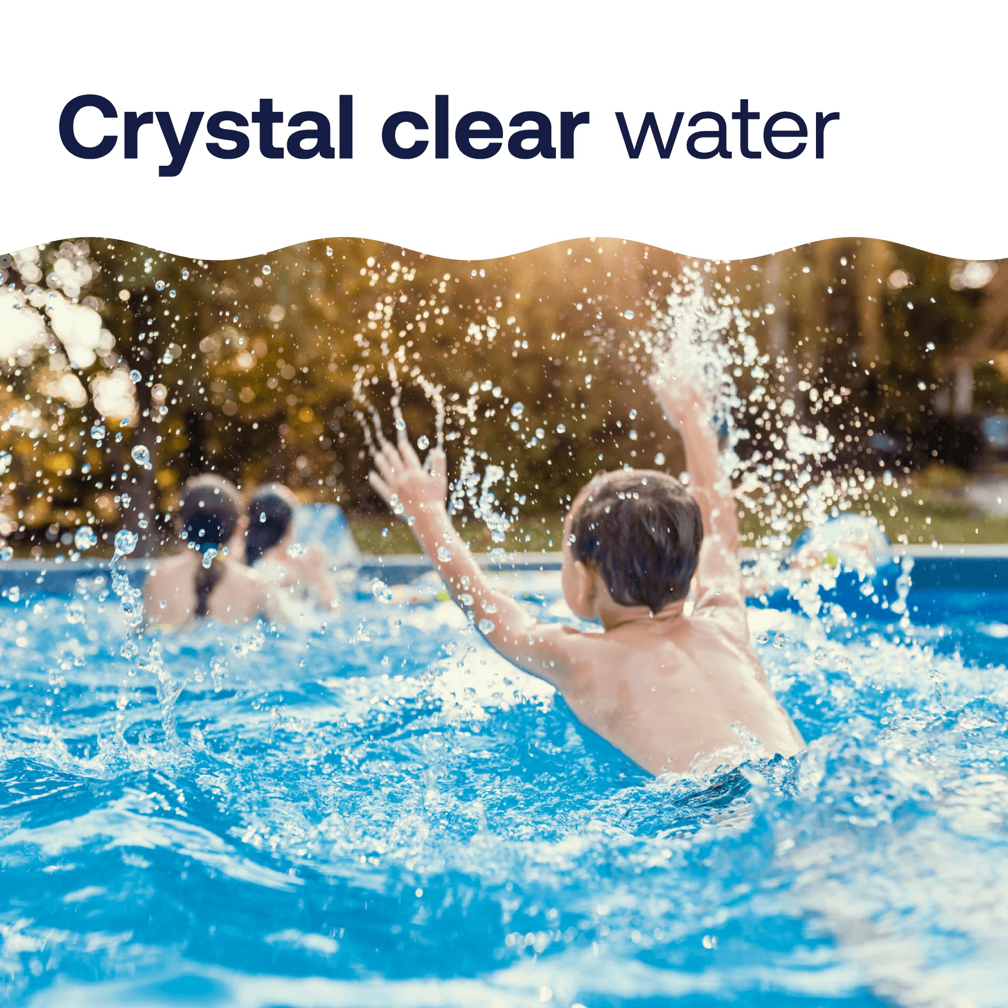 HTH tabs used in above-ground pool dosing for flexible maintenance.
