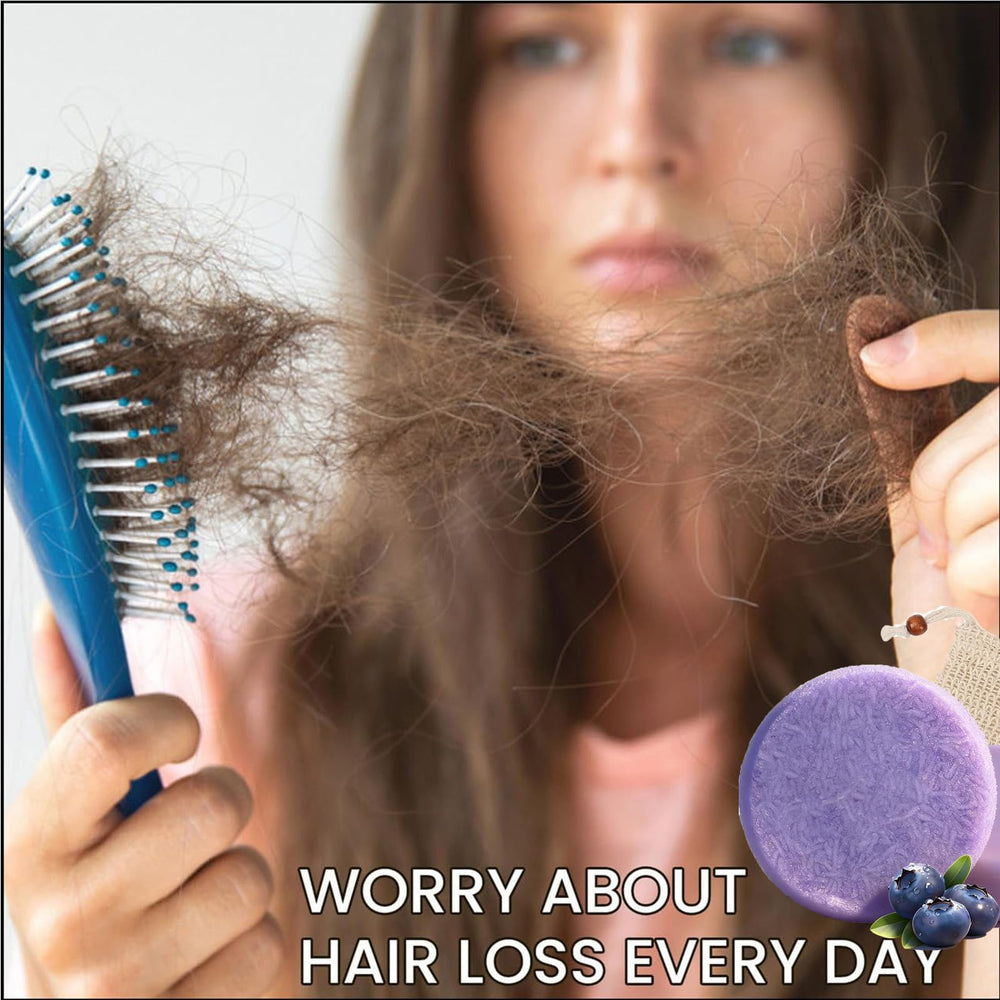Shiny, healthy-looking hair from Htcpuo Blueberry Fields after use