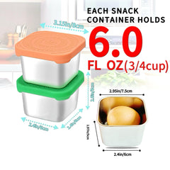 HTEVW kids snack containers lid closeup, leak-proof silicone lid for secure transport.