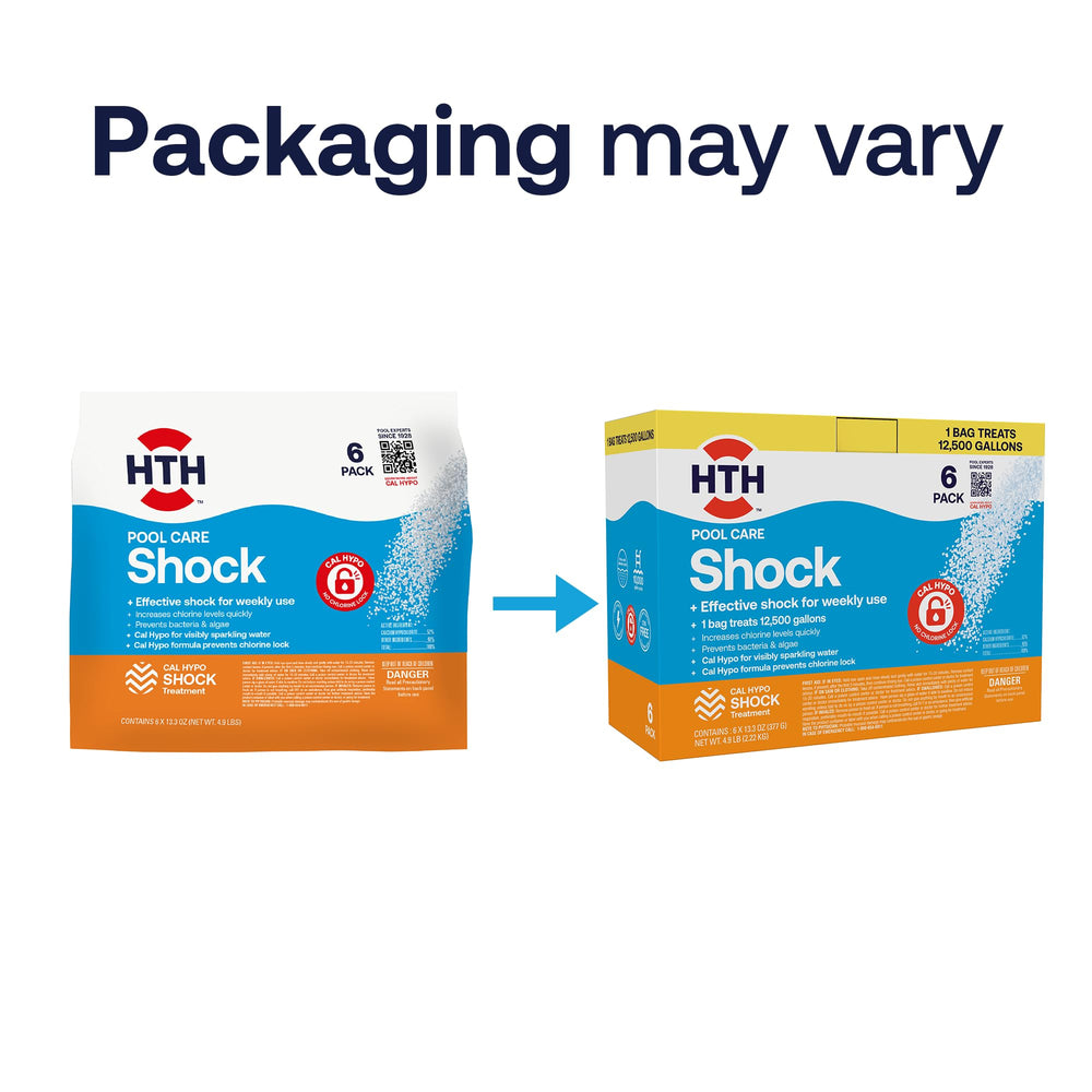 HTH 52030B sparkling water after treatment improves pool visibility and comfort.