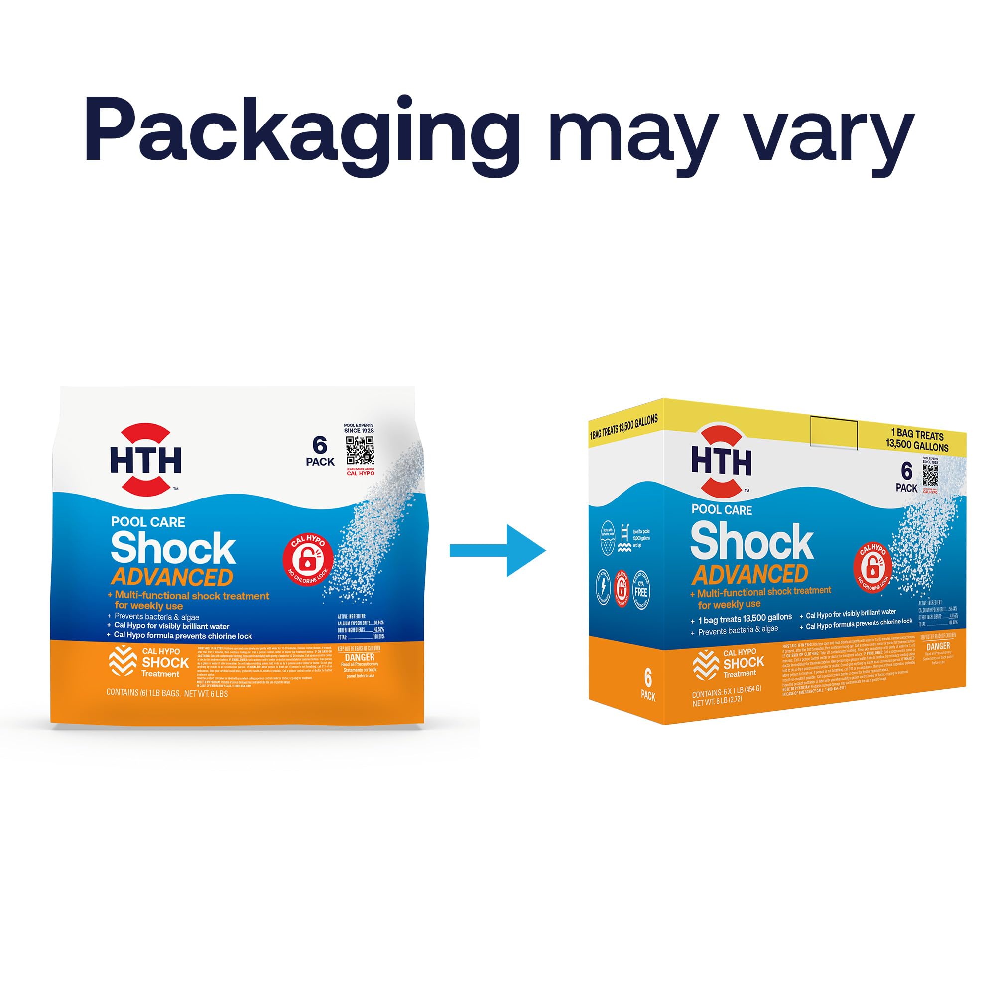 HTH helps curb bacteria and algae with safe formula for pools.