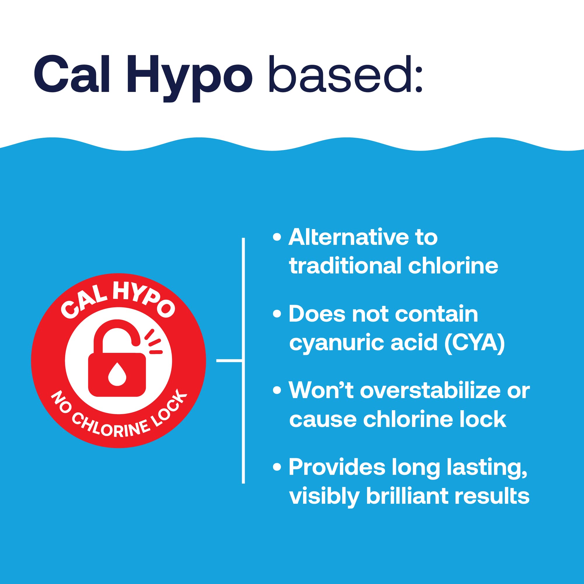 No cyanuric acid addition reduces overstabilization risk in saltwater pools.