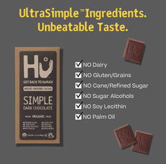 Hu Chocolate Bars dark-chocolate-close-up reveals rich texture and color