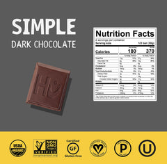 Hu Chocolate Bars sea-salt-detail shows savory salt crunch in premium chocolate