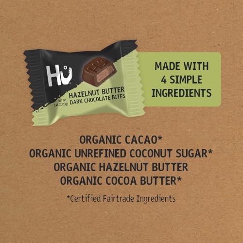 Premium texture and clean ingredient list from Hu hazelnut bites.