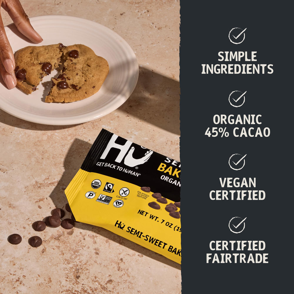 Hu organic fairtrade ingredients ready for wholesome baking flavor