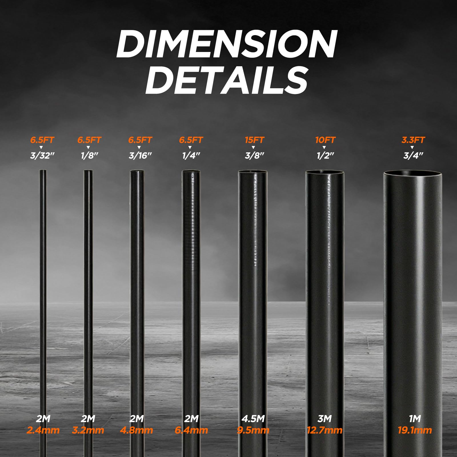 HUAKAYO adhesive-lined tubing cross-section shows waterproof sealing capability