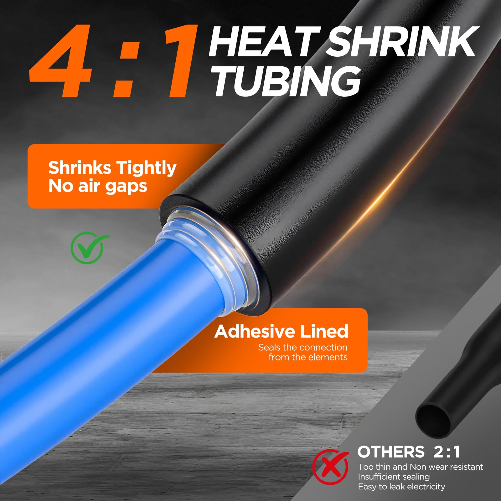 HUAKAYO marine-grade waterproof tubing ready for outdoor and watercraft applications