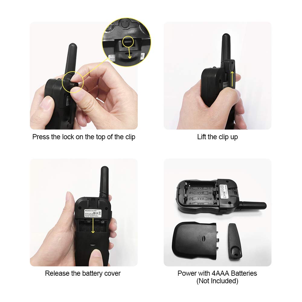 Huaker LCD display close-up helps kids stay coordinated with clear channel readouts.