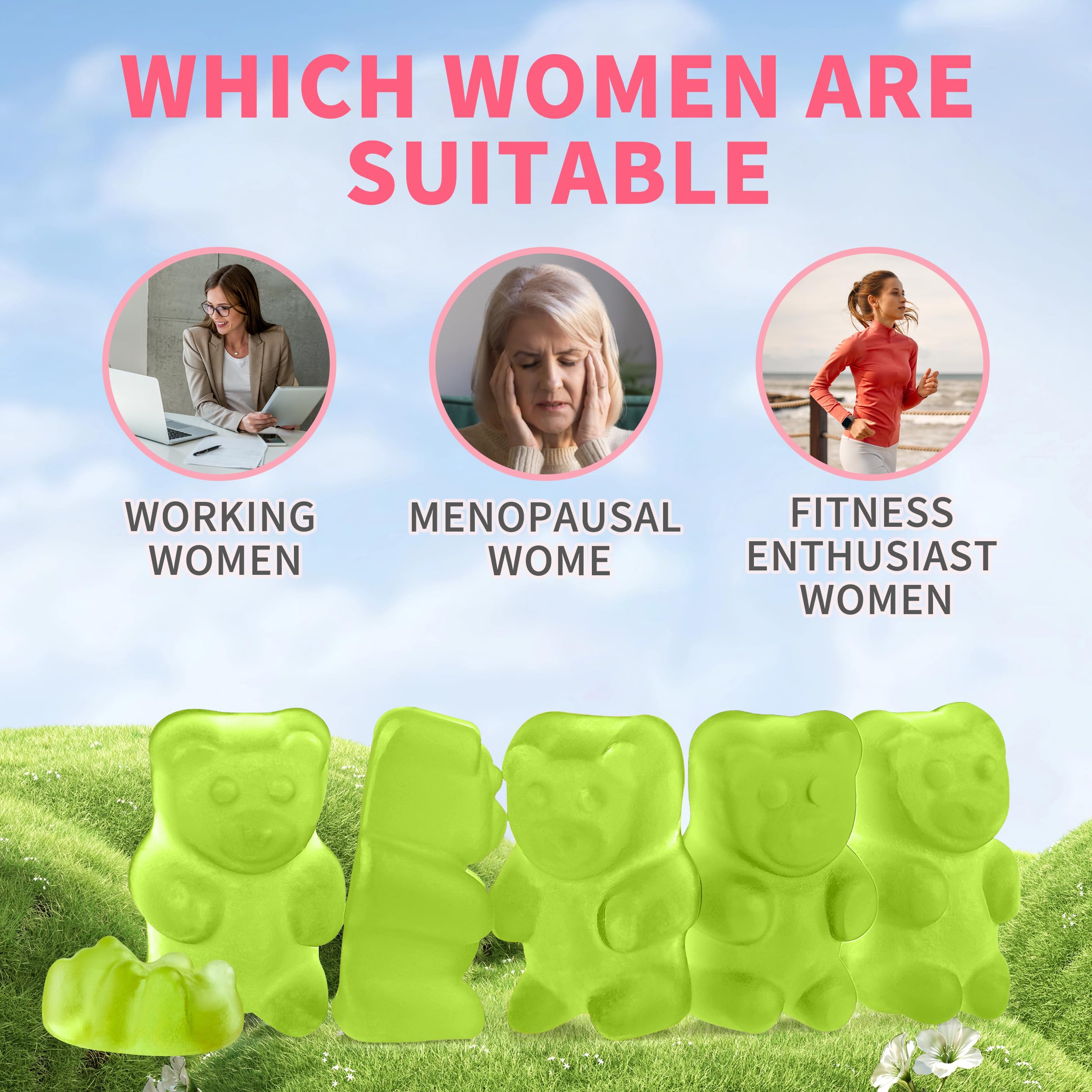Hudetex Cortisol Gummies in hand illustrating portable daily dosage