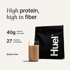 Huel Black Edition Vanilla single-serving sachet for fast on-the-go nutrition