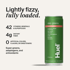 Huel Daily Greens blends highlight greens and fruits for balanced daily nutrition